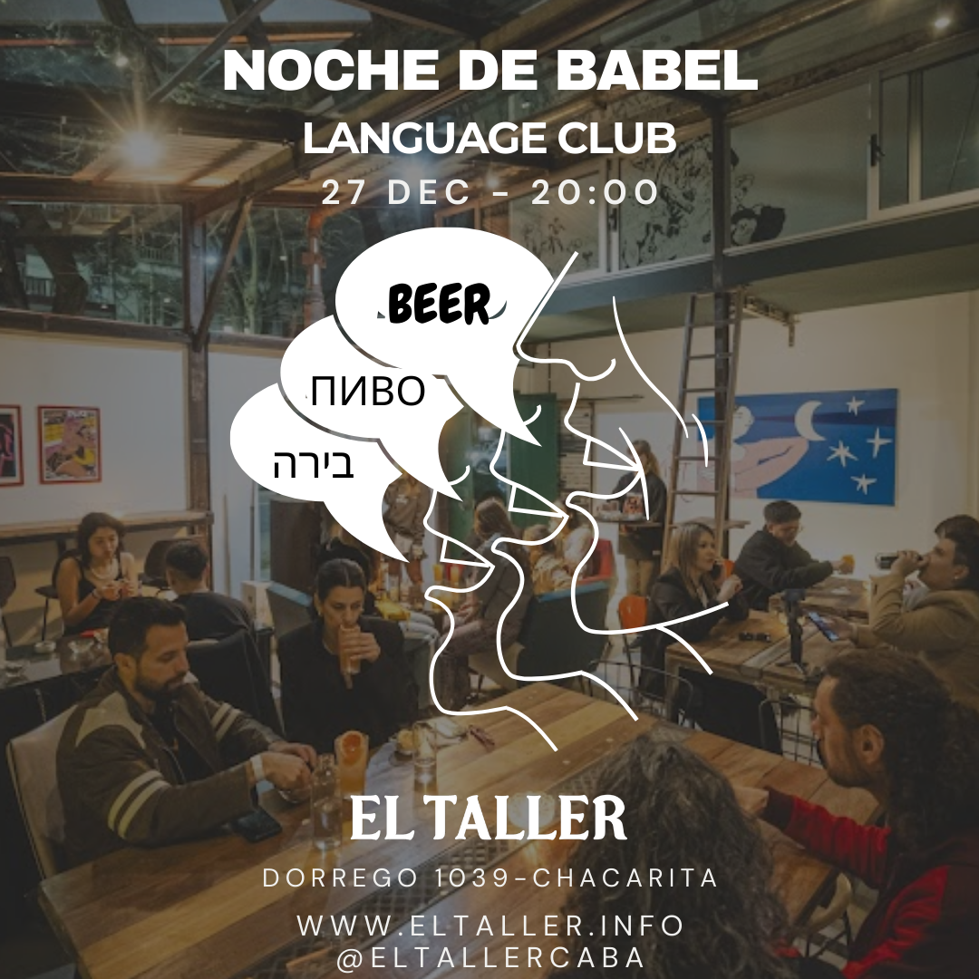 27/12 – Babel Night – Club de conversación